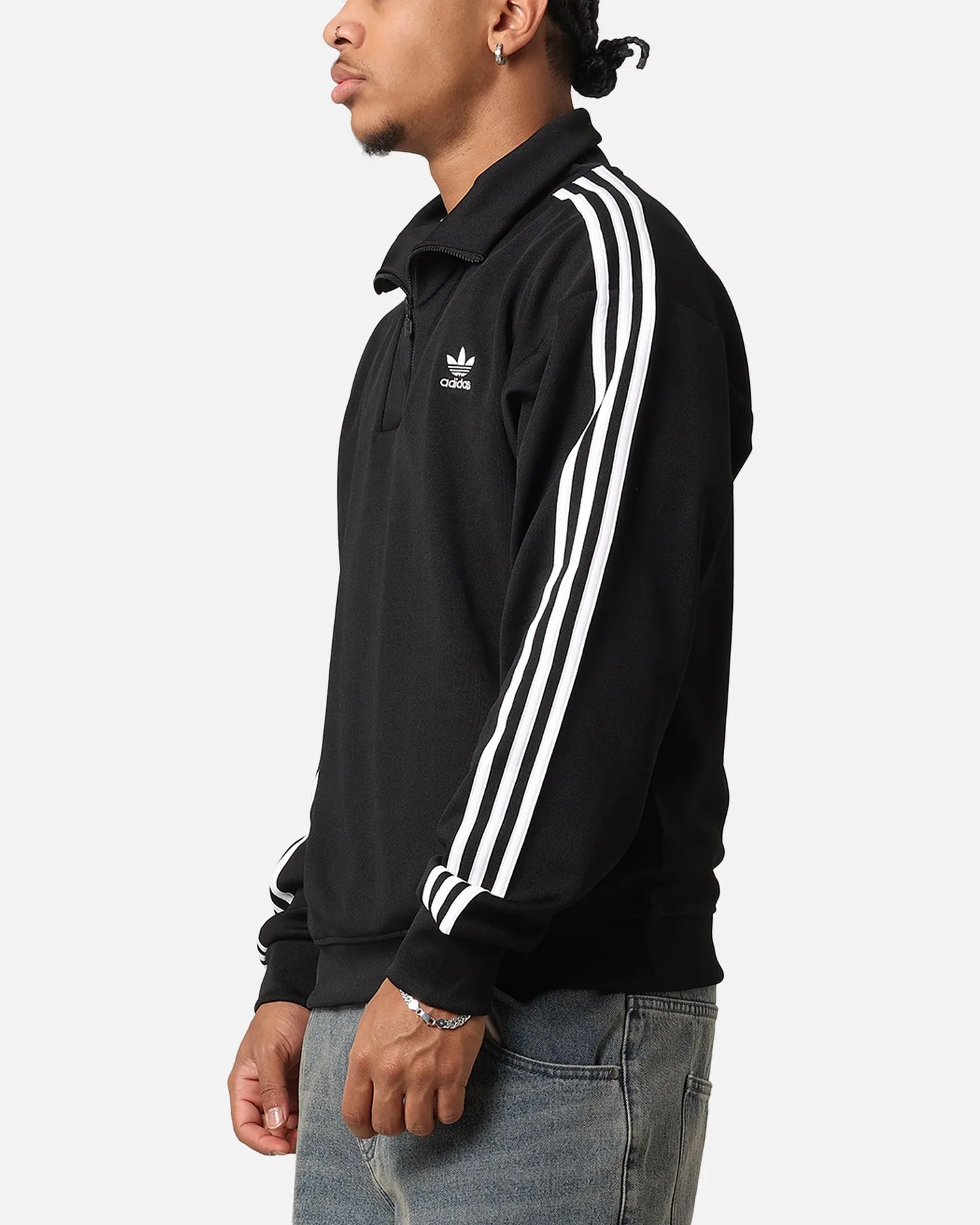 Adidas Funnel Neck Track Jacket Black