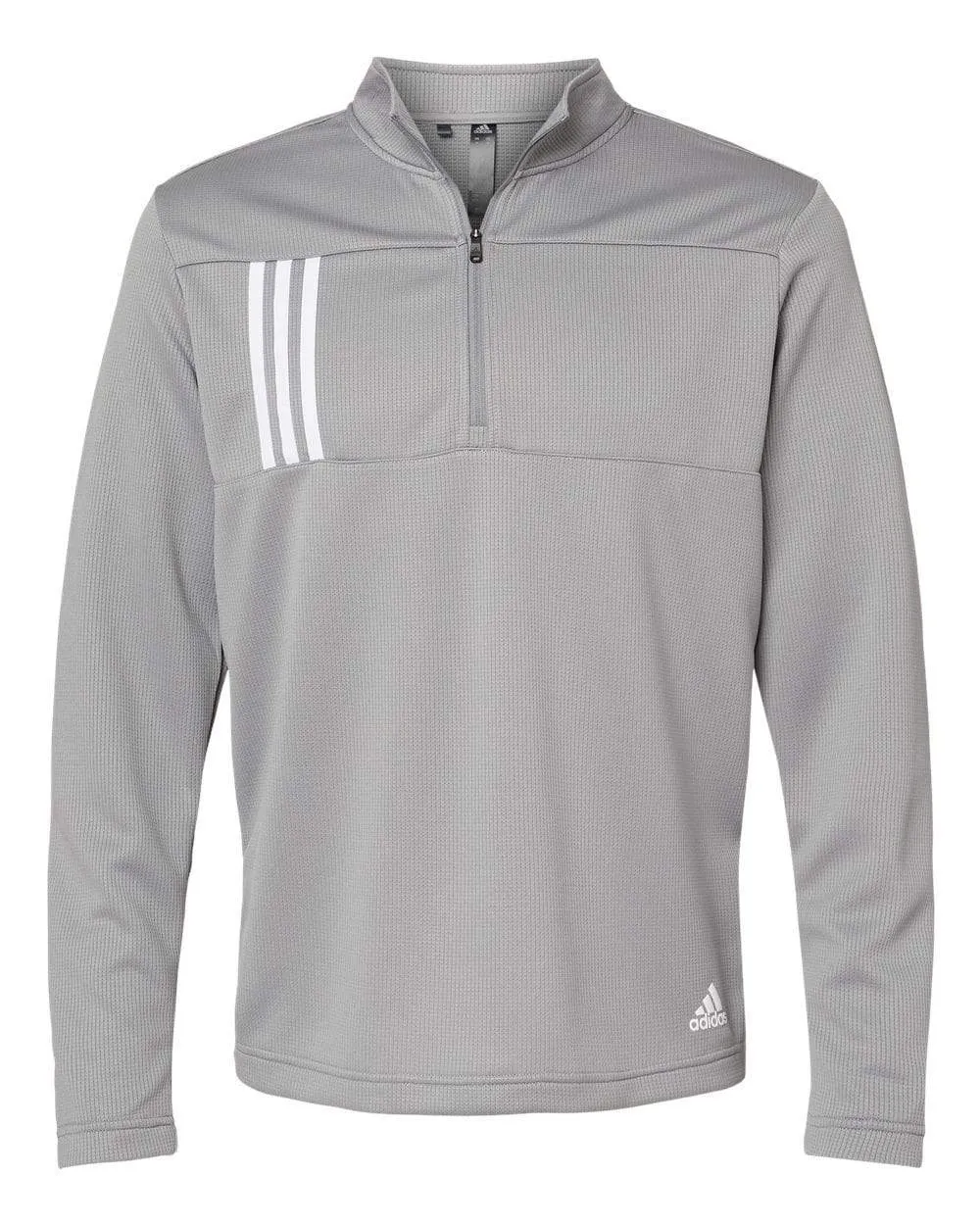 adidas - Men's 3-Stripes Double Knit Quarter-Zip Pullover