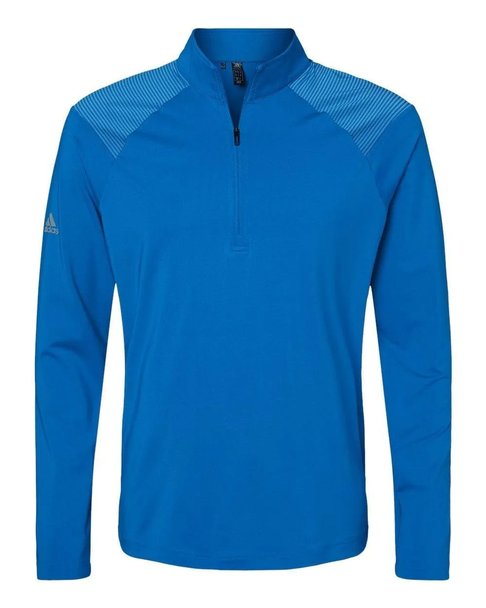 adidas - Men's Shoulder Stripe Quarter-Zip Pullover