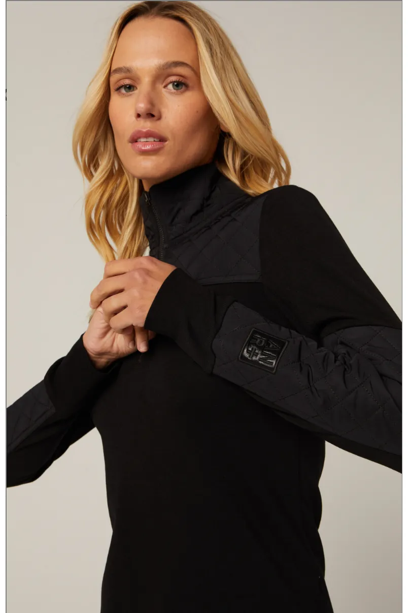 Alp N Rock Cody Mockneck Quarter Zip | Black