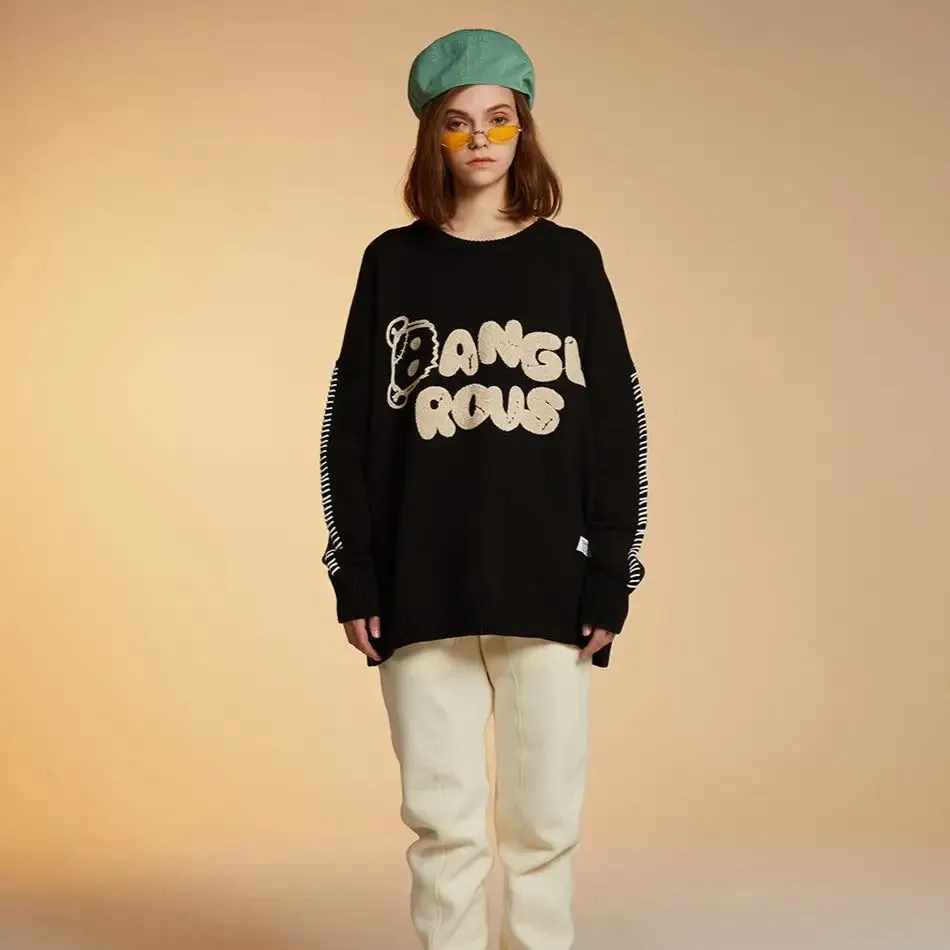 Ange Rous Bear Crew Neck Sweater