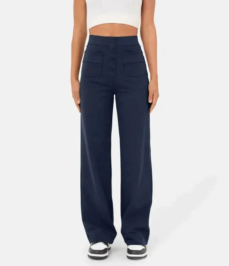 Aussie - High Waist Stretch Trousers