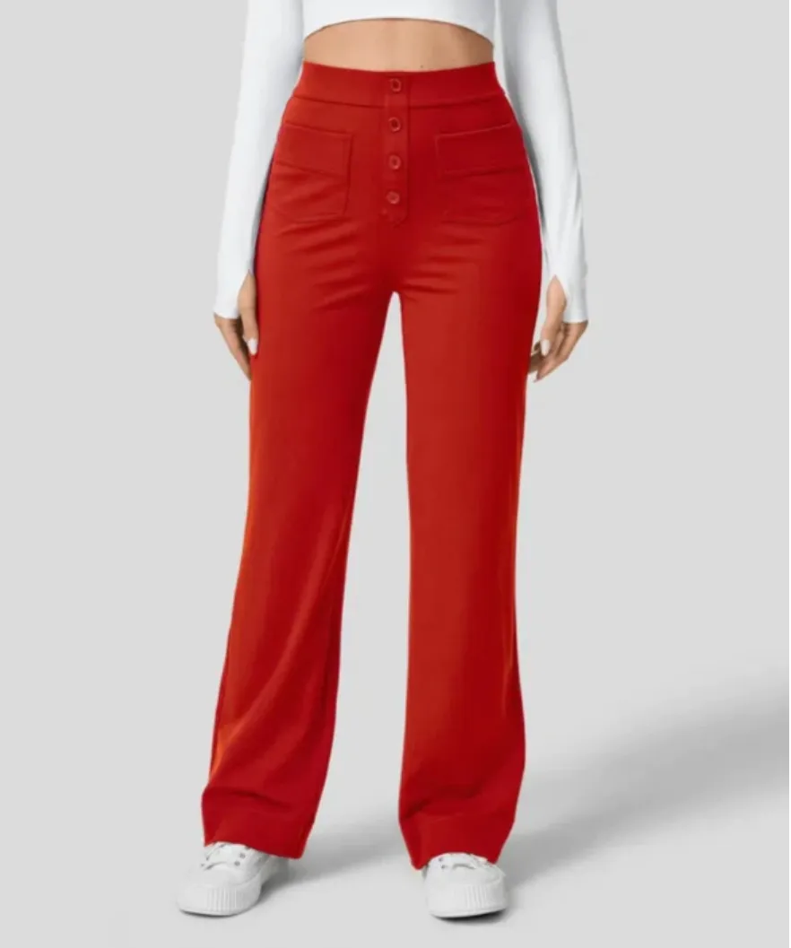 Aussie - High Waist Stretch Trousers