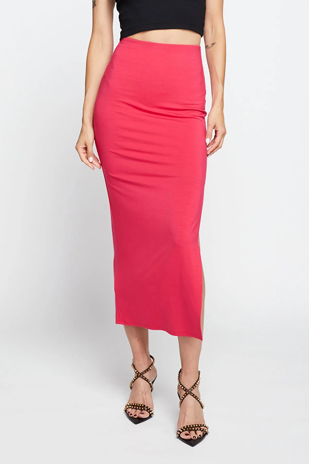 Bailey 44 Alegra Skirt In Campari