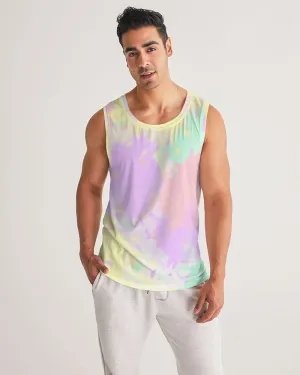 Banana Mint Candy Explosion Tie Dye Men's Sports Tank