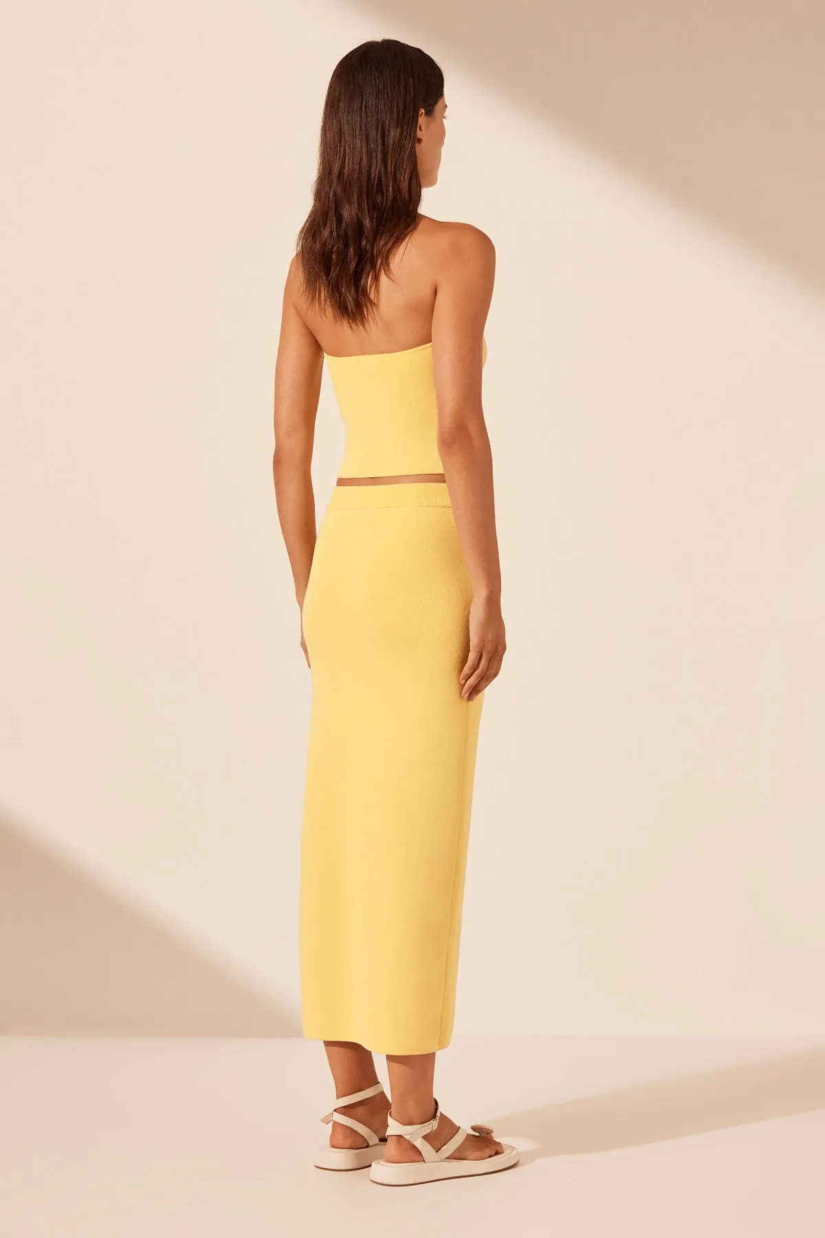 BASIC TUBE TOP - LEMON