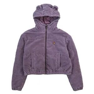 Bear Ear Crop Puffer Jacket