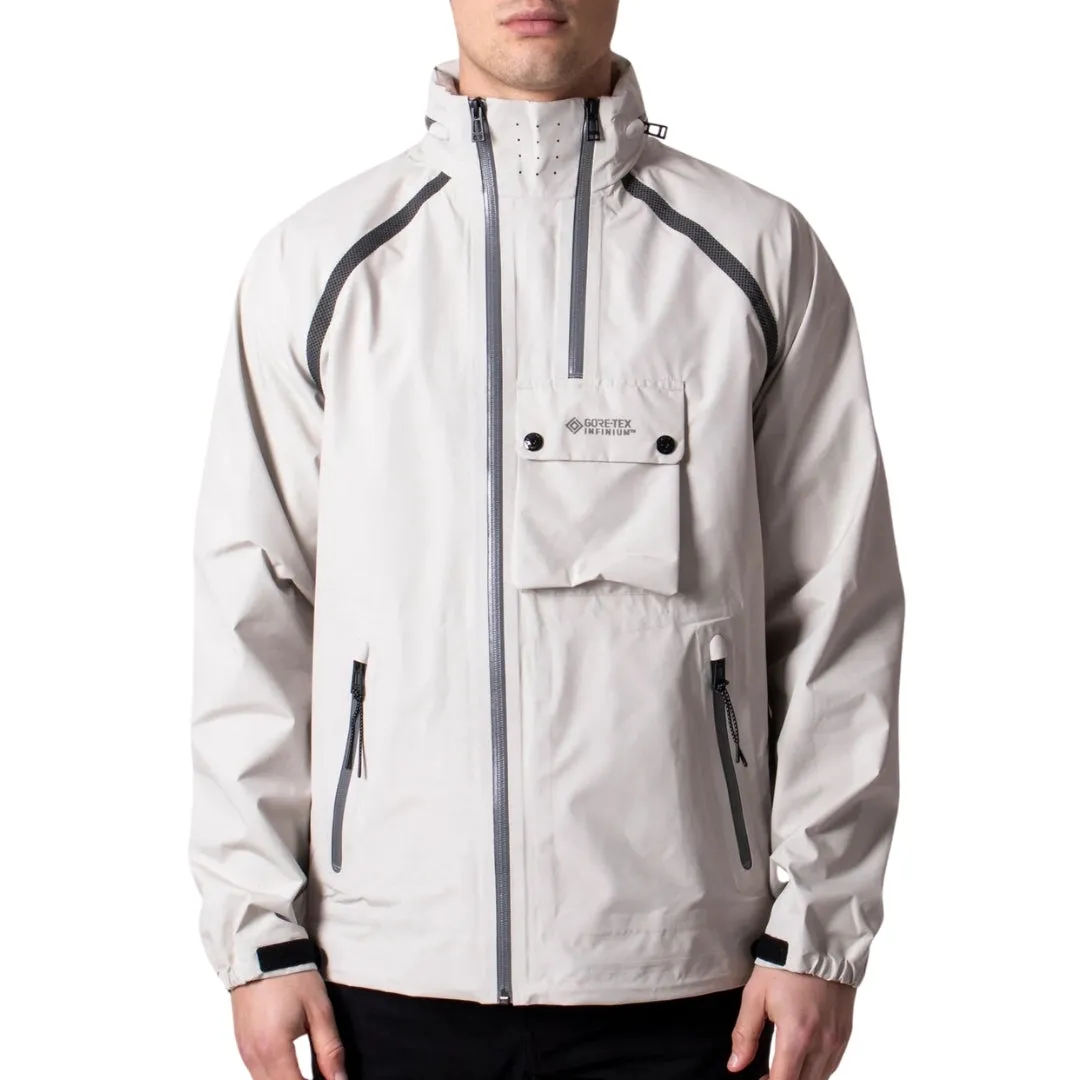 Belstaff Solid Twin Beige Waterproof Track Jacket