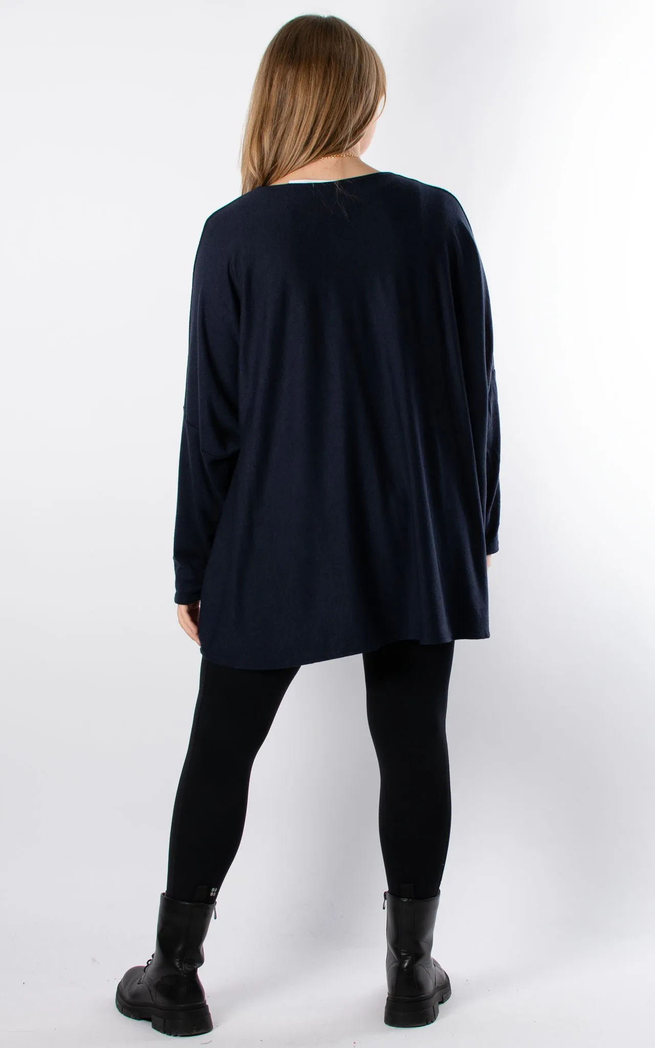 Beth Thin Knit | Navy