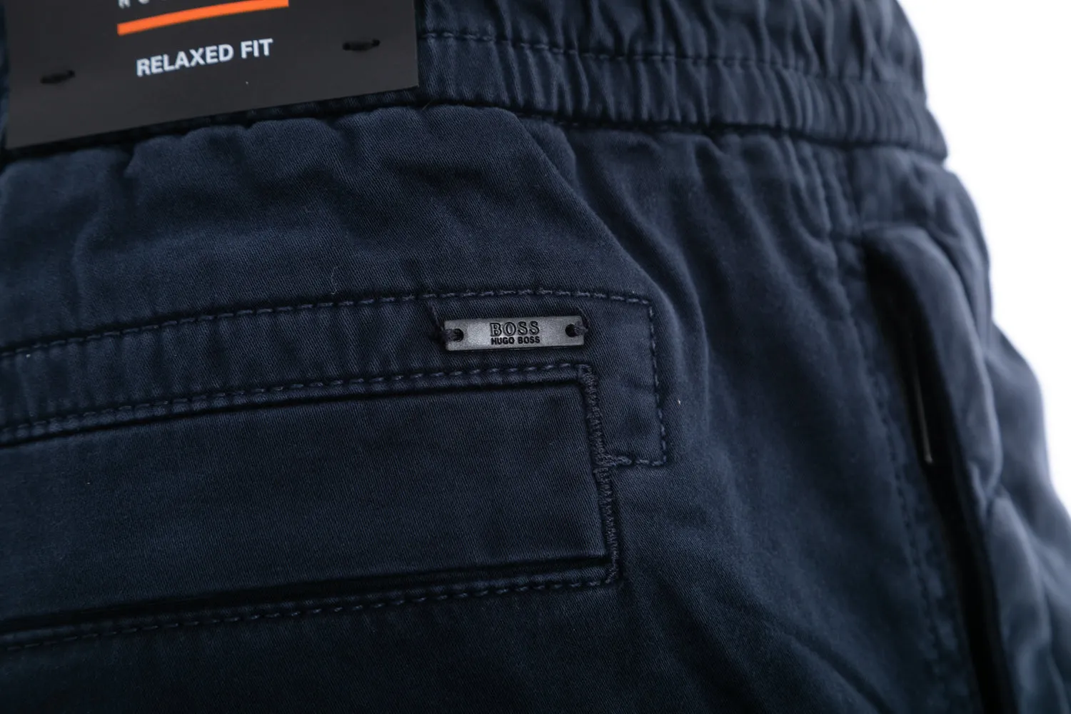 BOSS Seiland Cargo Trouser in Dark Blue