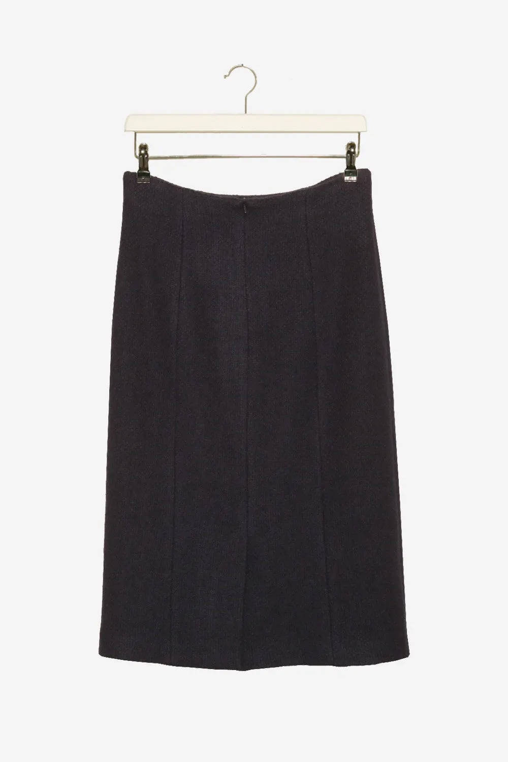 Bouclé Pencil Skirt