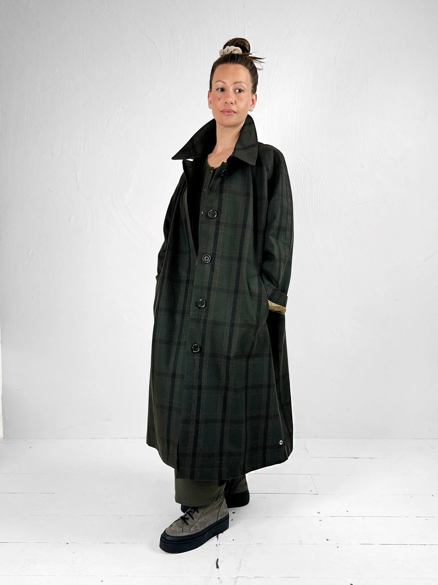 Camille Showerproof Cotton Overcoat