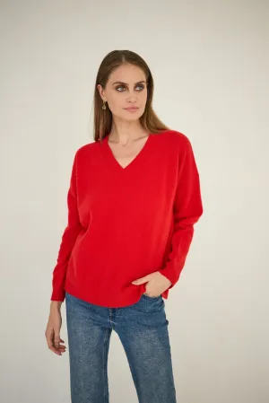 Cashmere Sweater Red