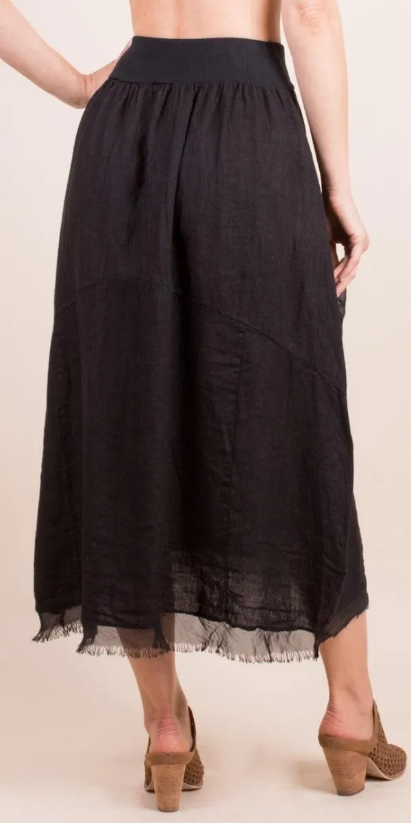 Cremona Linen Skirt