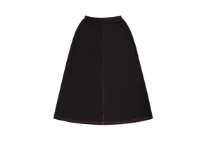 Crew Kids Black Rib Stitch Maxi Skirt