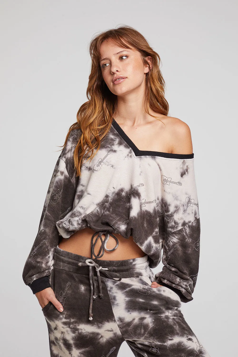 Diamond Rock Cropped Pullover