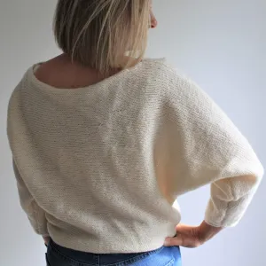 Easy Knitting Pattern - Beginners Batwing Sweater