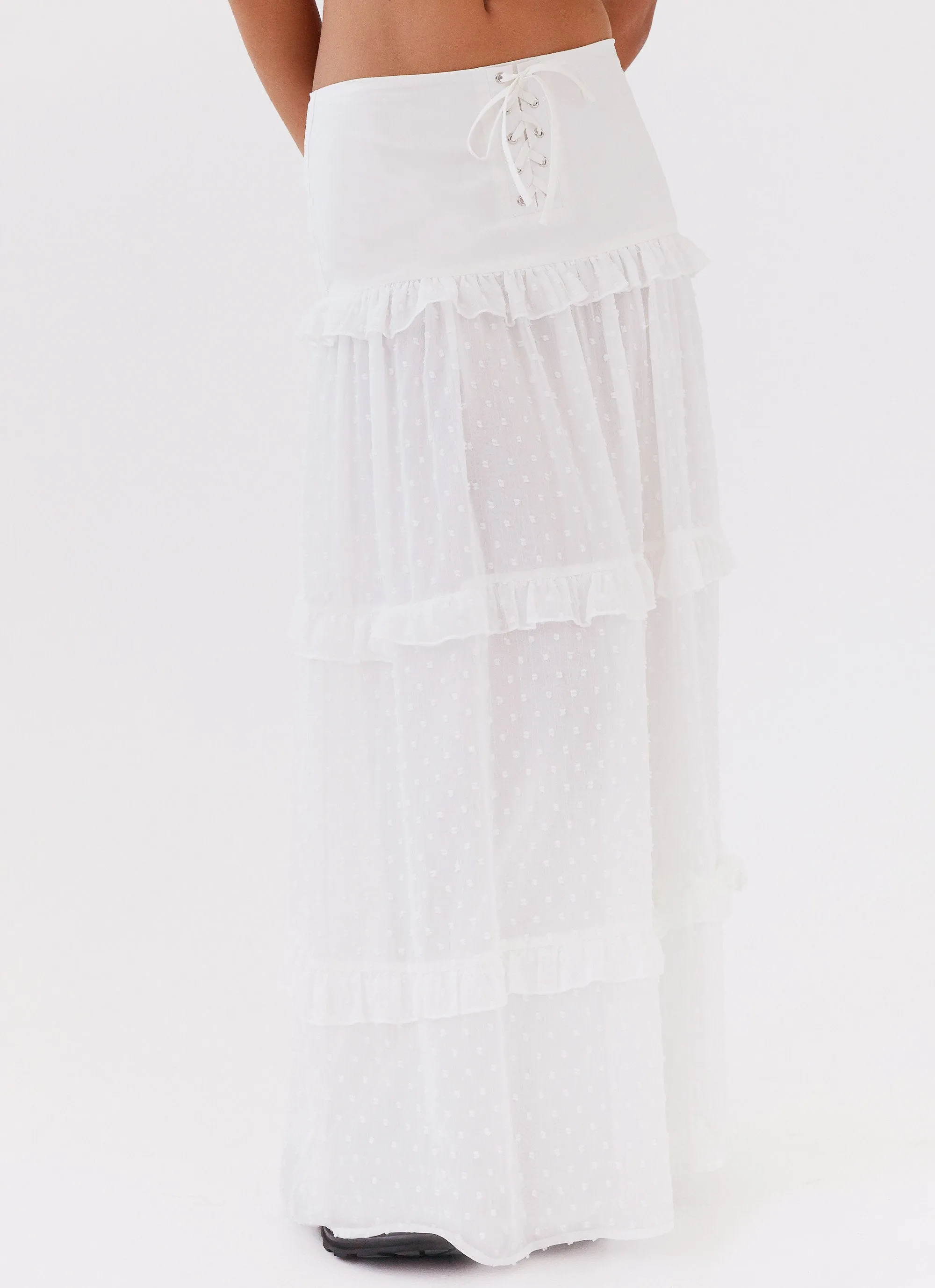 Esmeralda Maxi Skirt - White