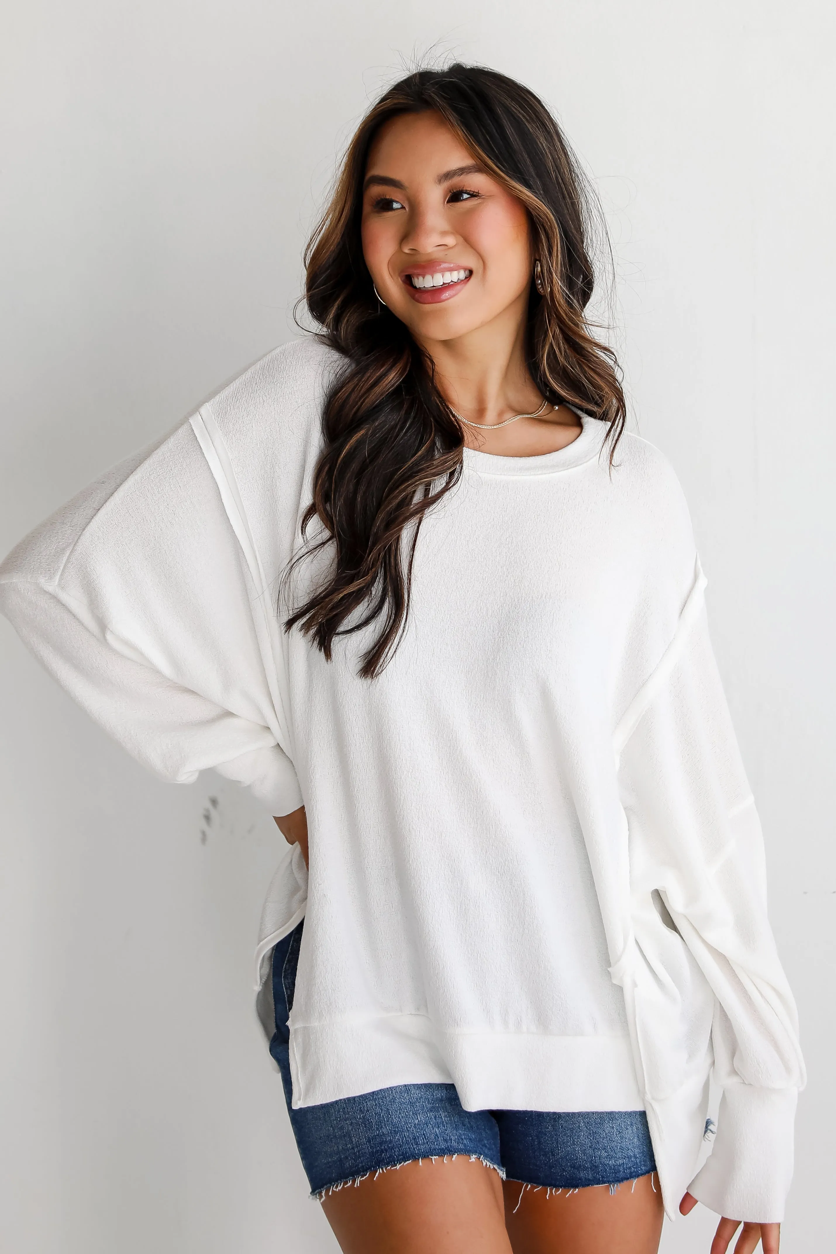 FINAL SALE - Zoey Oversized Pullover