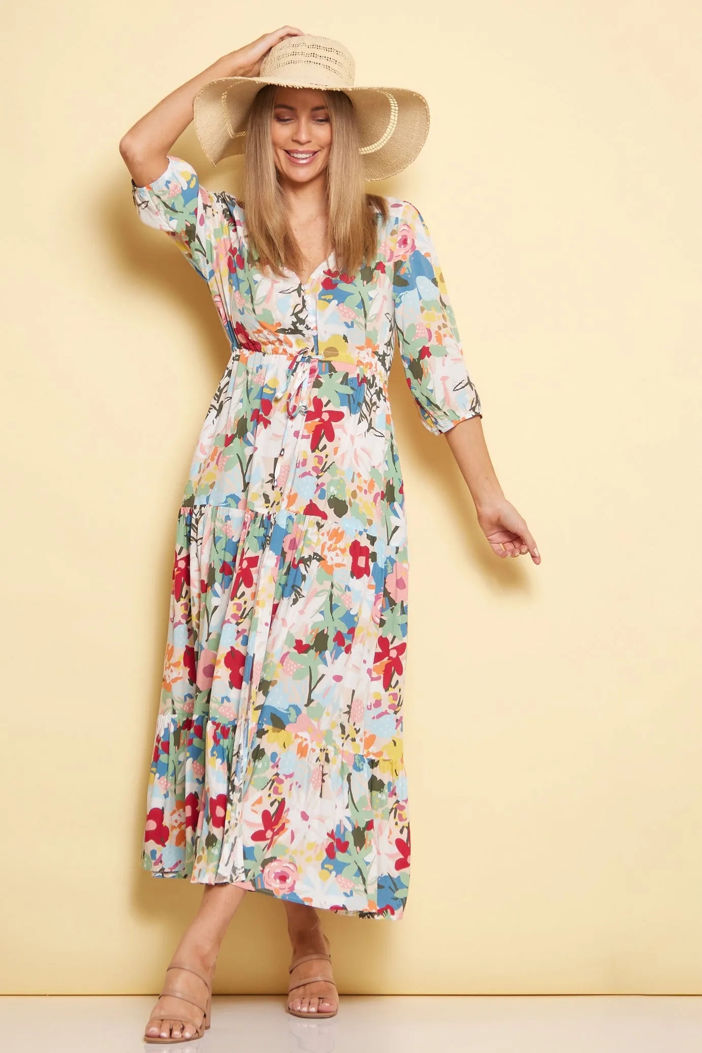 Freesia Dress - Breezy Floral