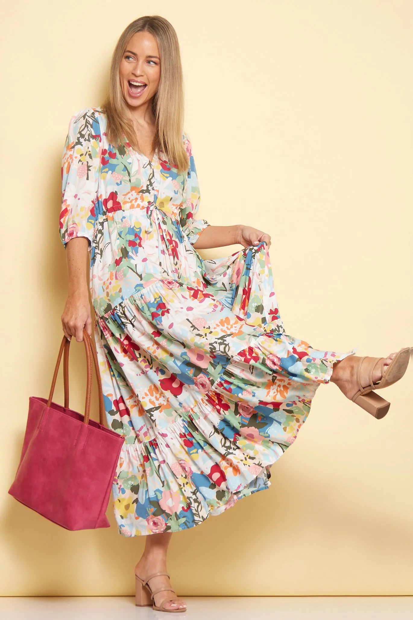 Freesia Dress - Breezy Floral