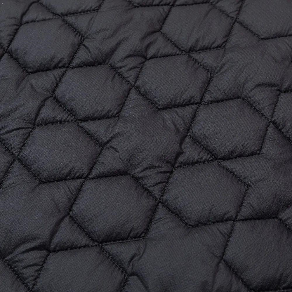 GEOMETRIC PATTERN QUILTING TRACK JACKET