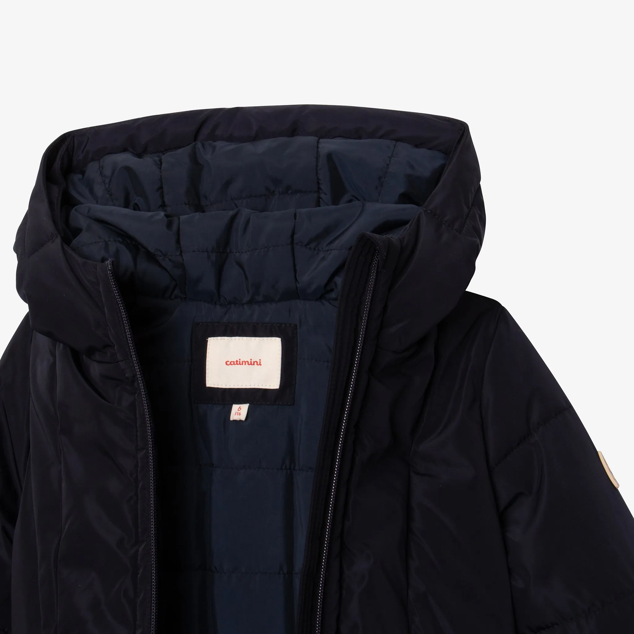 Girls' navy blue coat