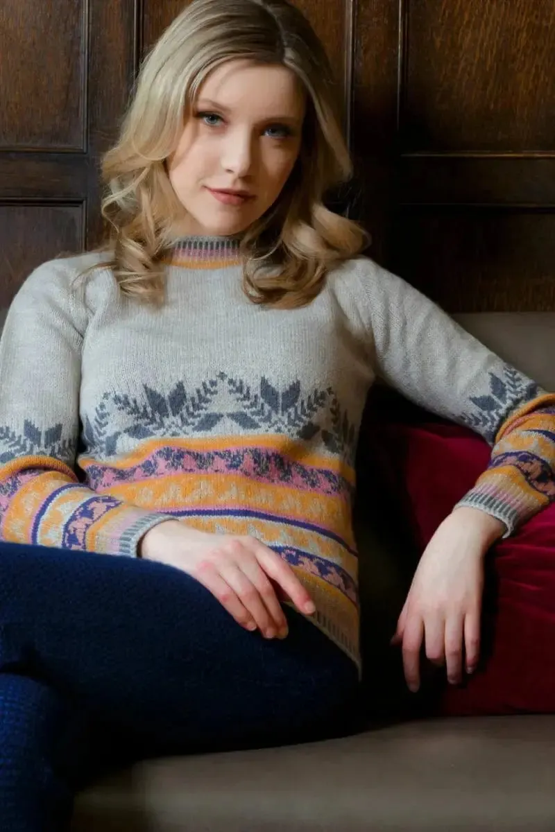 Gloria Woman Pullover, Merino, Qiviuk & Silk