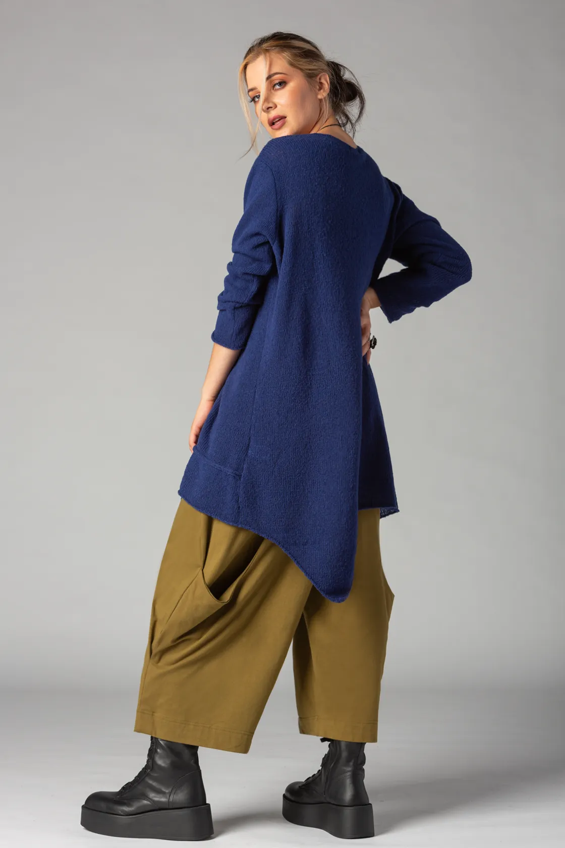 GRIZAS Clara Sweater in Cobalt