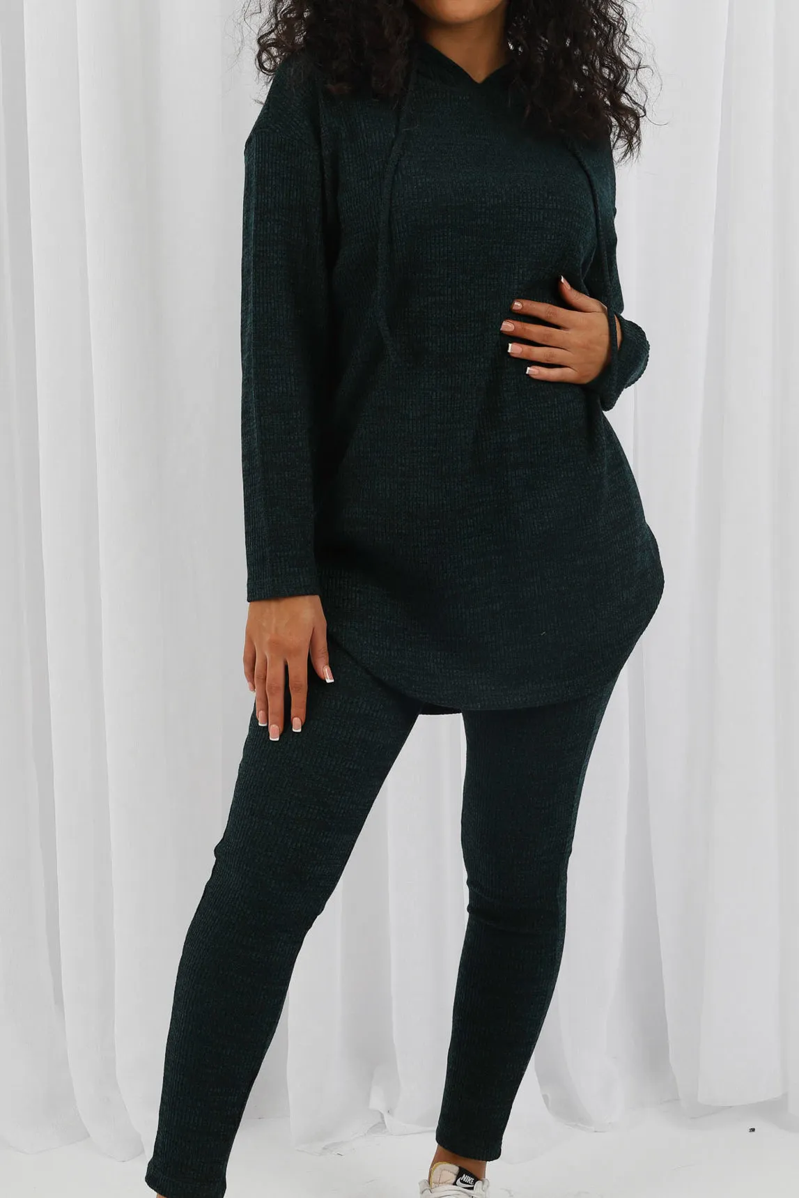 Hoda Hooded Knit Top