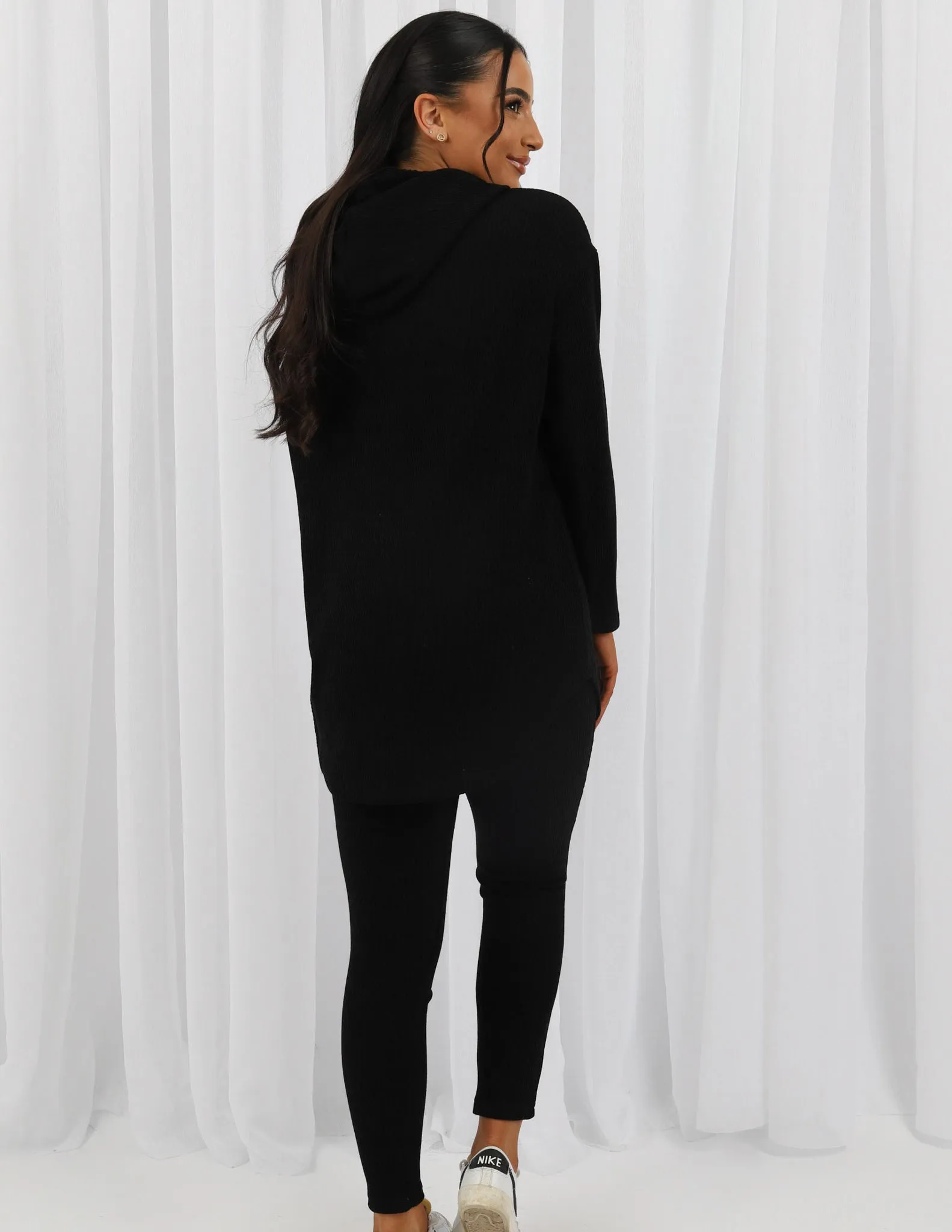 Hoda Hooded Knit Top