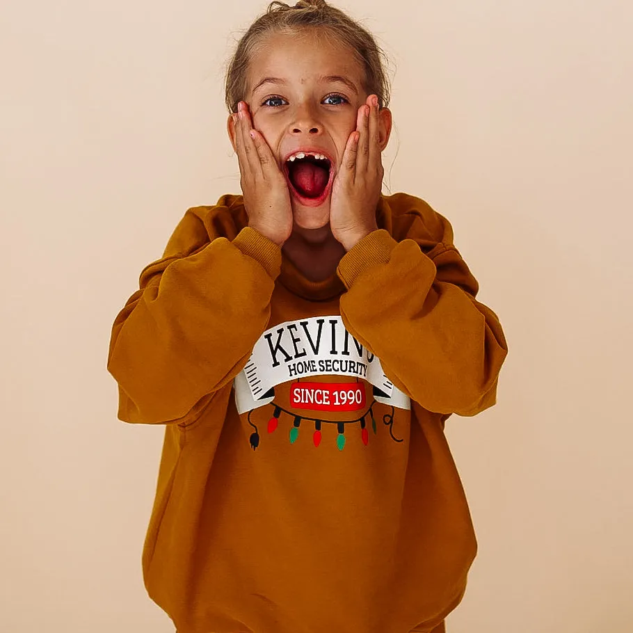 HOME ALONE | printed front & back | oversized drop shoulder pullover | KIDS