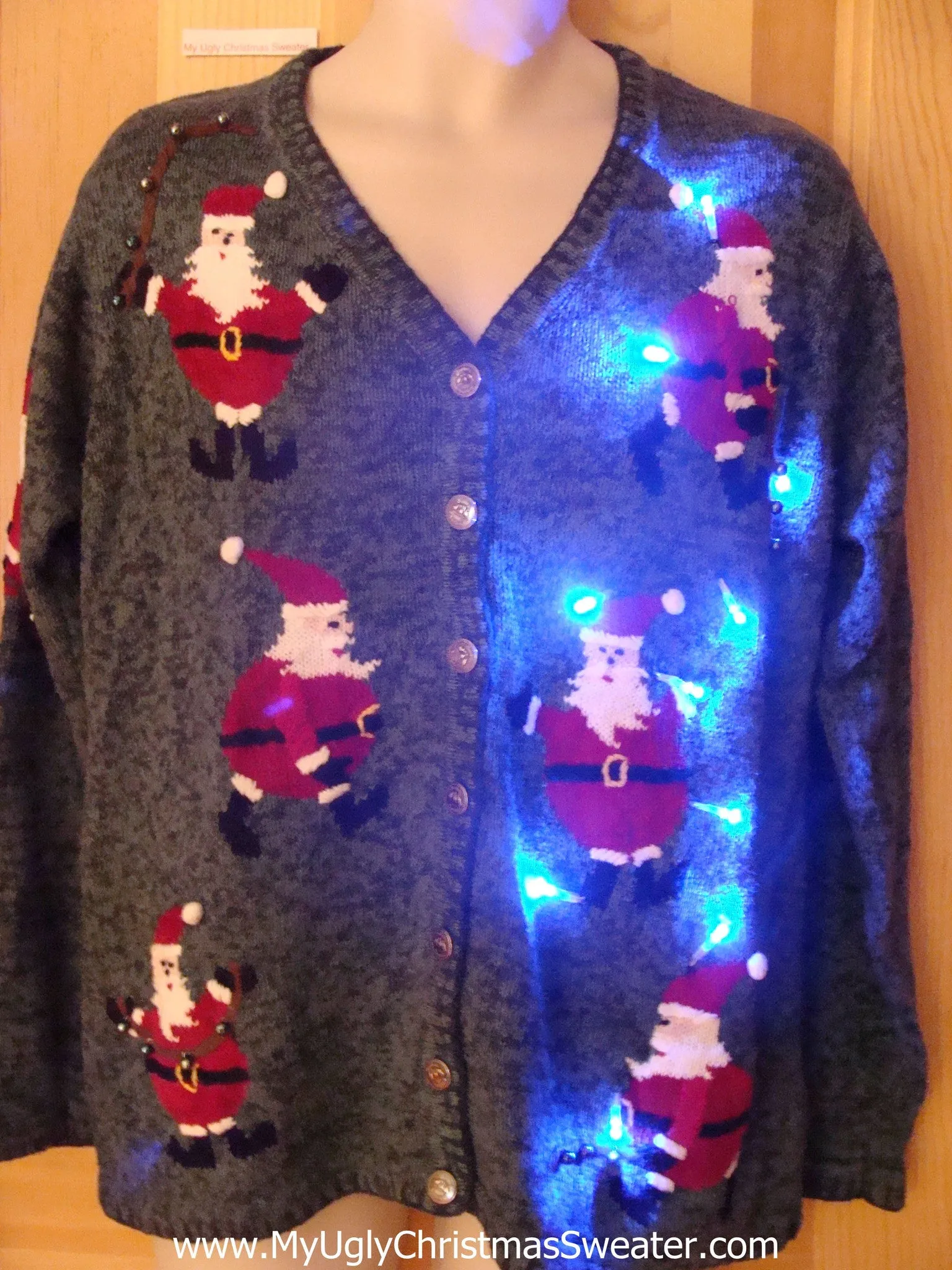 Jingle Bells Light Up Christmas Sweater