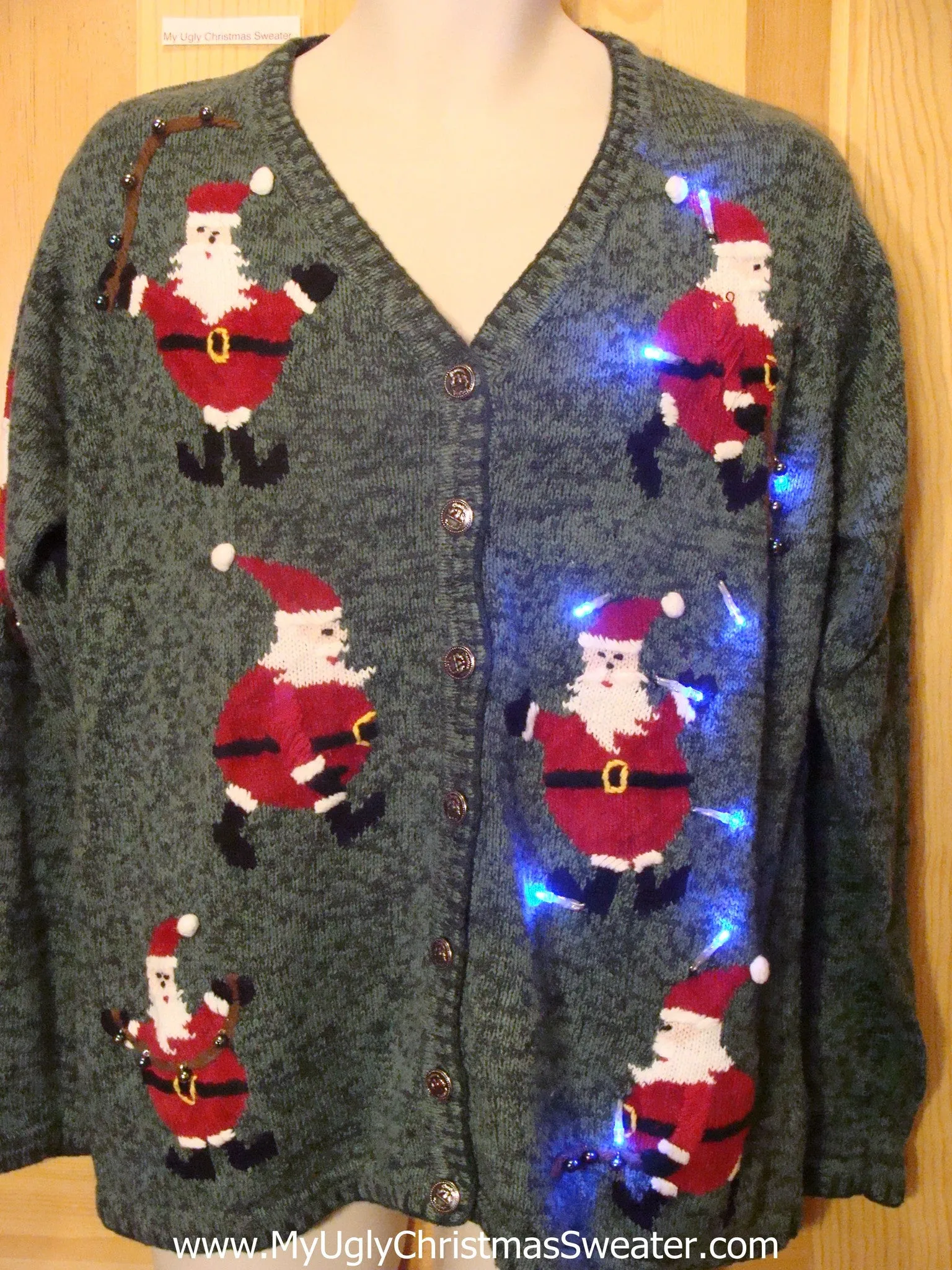 Jingle Bells Light Up Christmas Sweater