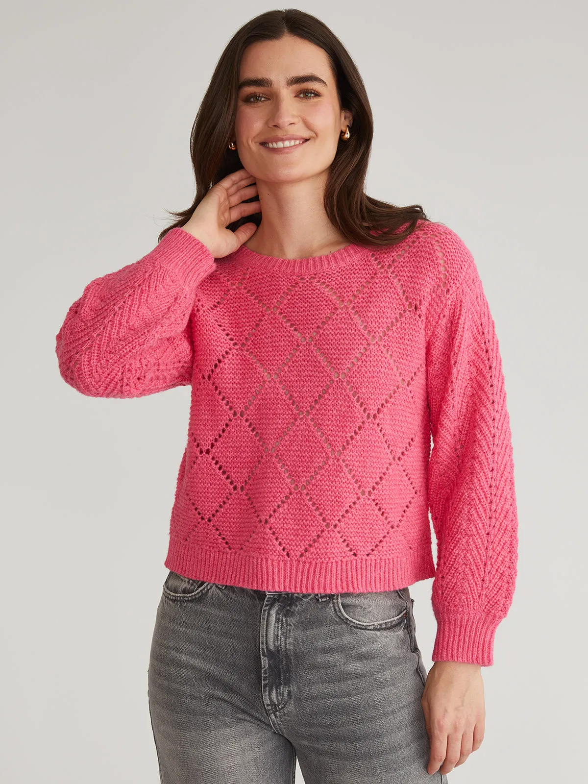 Kelsey: Pointelle Pullover