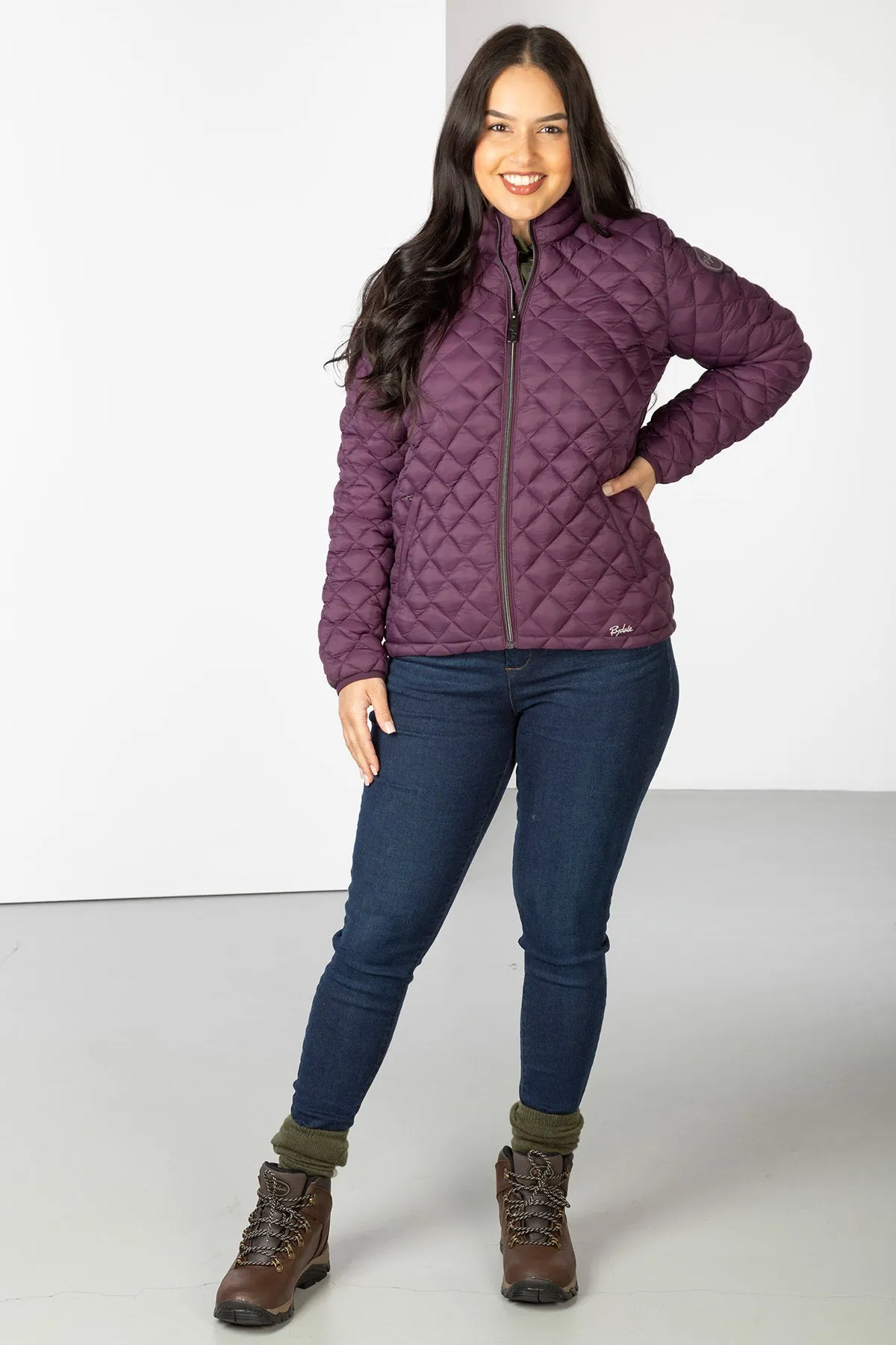 Ladies Diamond Quilt Padded Jacket - Runswick