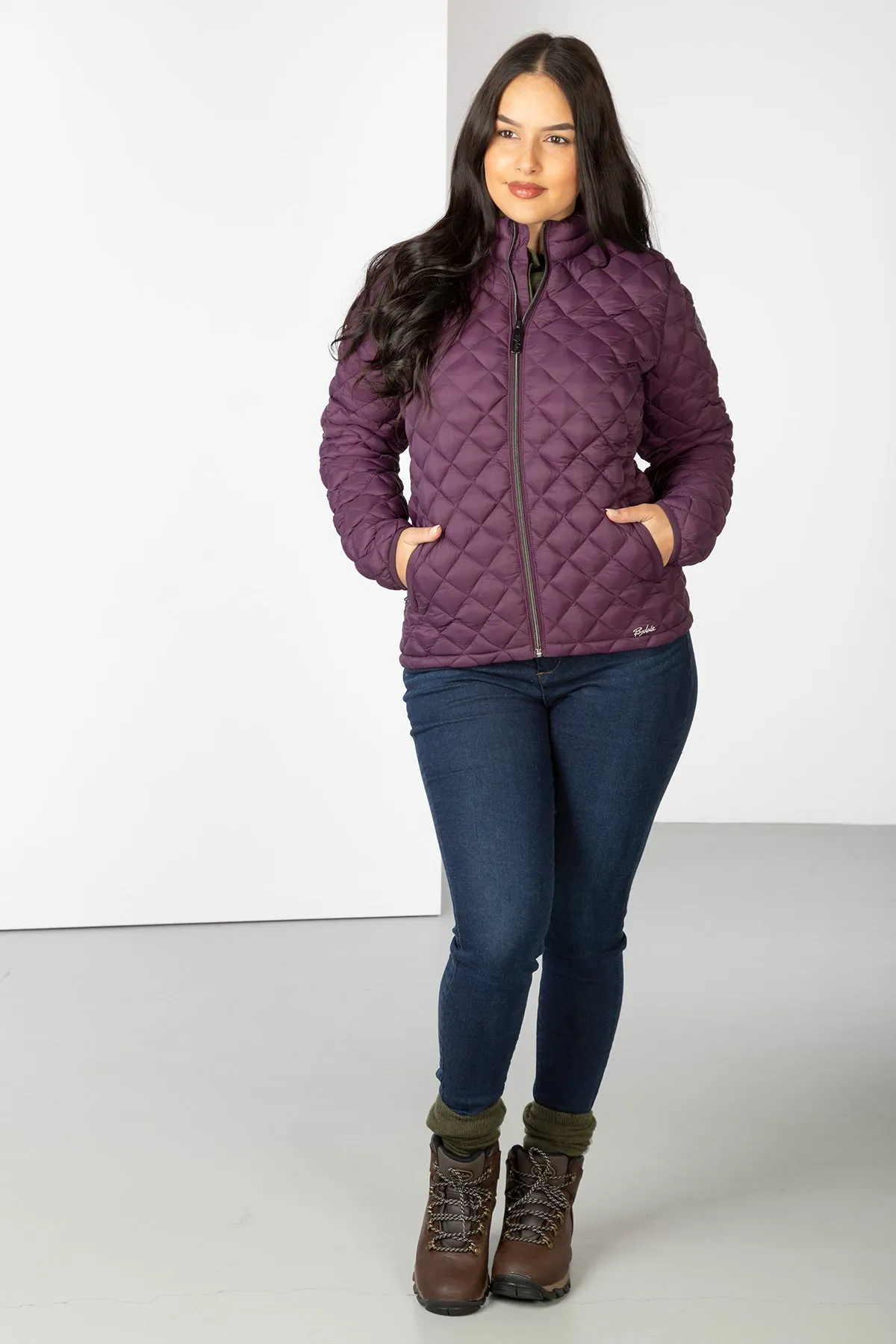 Ladies Diamond Quilt Padded Jacket - Runswick