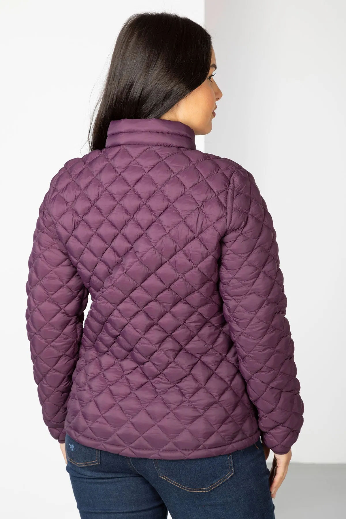 Ladies Diamond Quilt Padded Jacket - Runswick