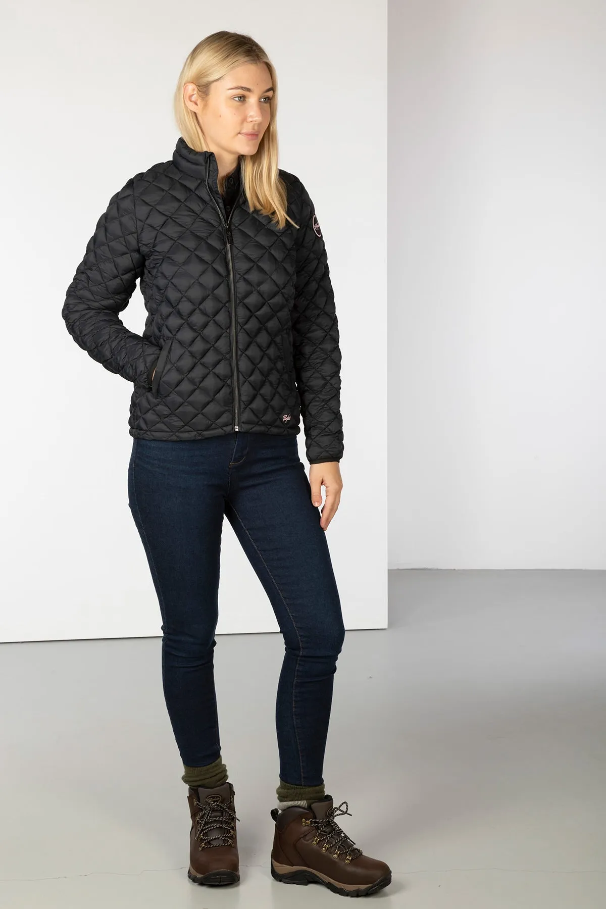 Ladies Diamond Quilt Padded Jacket - Runswick