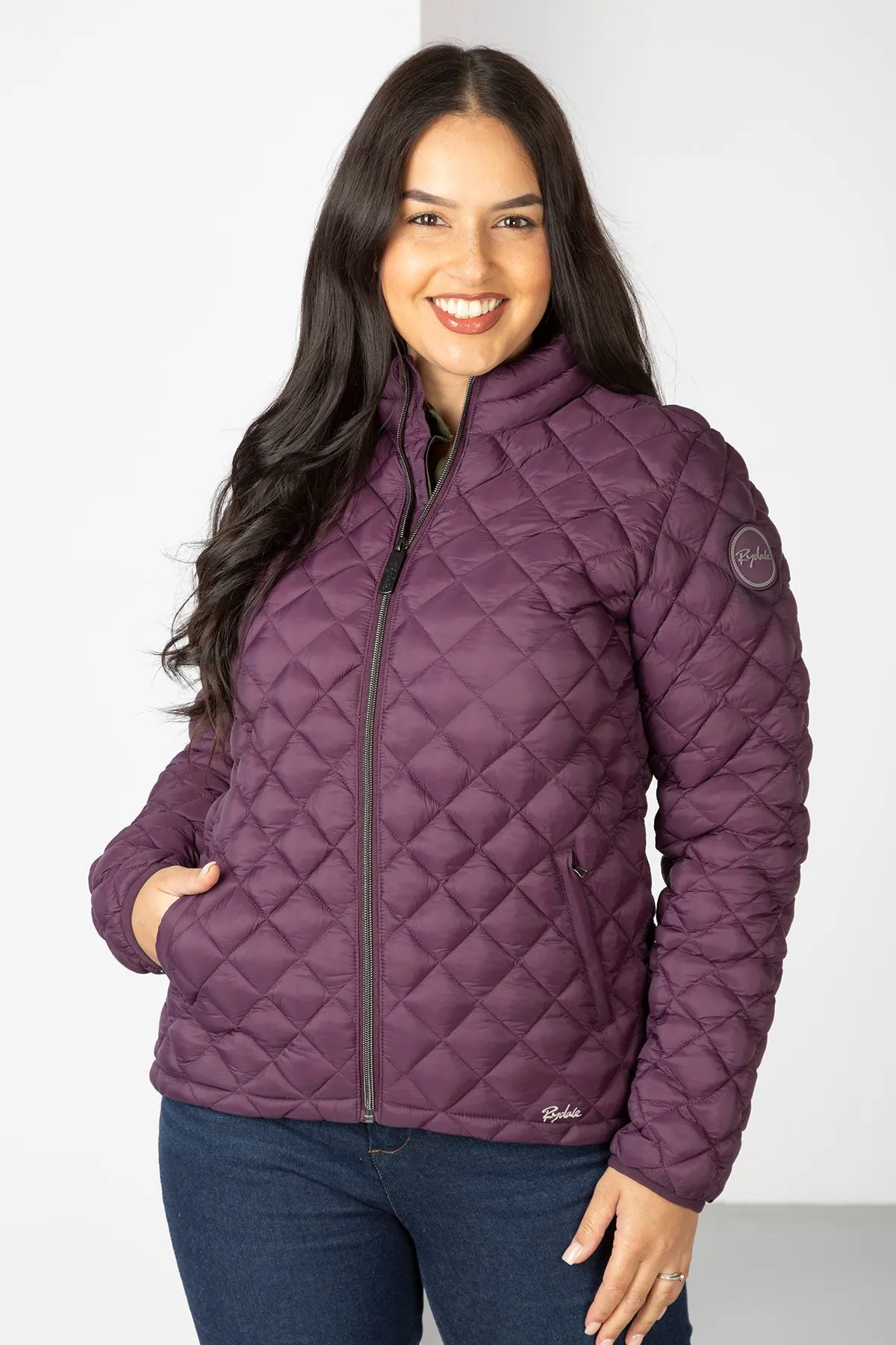 Ladies Diamond Quilt Padded Jacket - Runswick