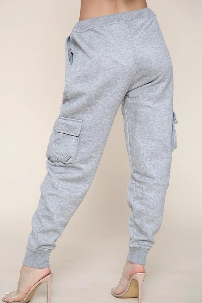 Ladies Fleece Cargo Style Trouser