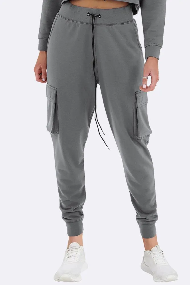 Ladies Fleece Cargo Style Trouser