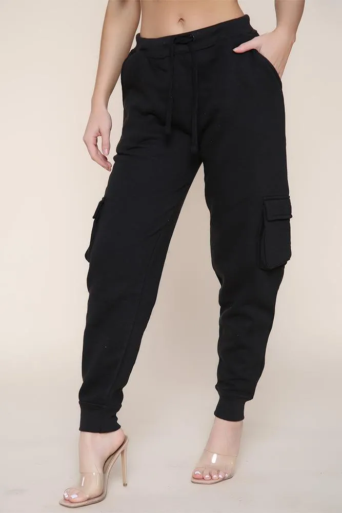 Ladies Fleece Cargo Style Trouser