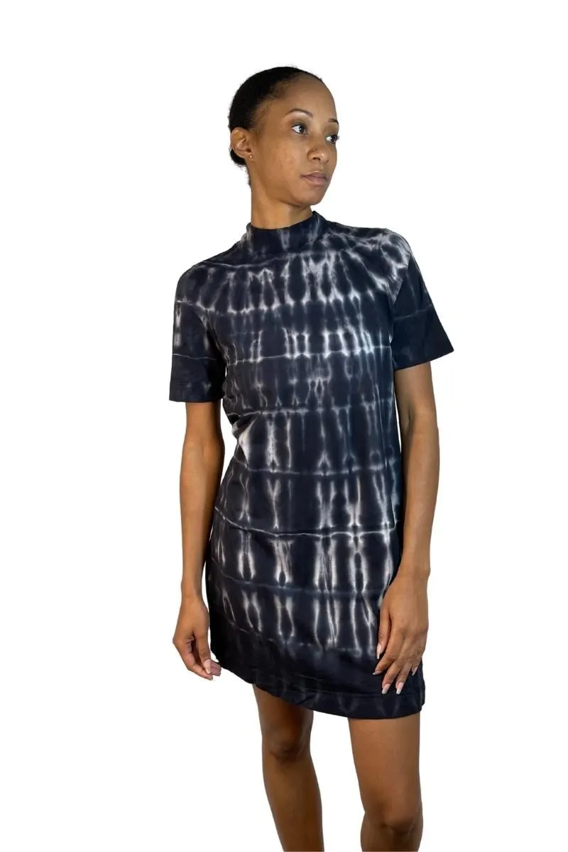 Last Chance! TLA Petite Mock Neck Tie Dyed T-Shirt Dress 2 colors