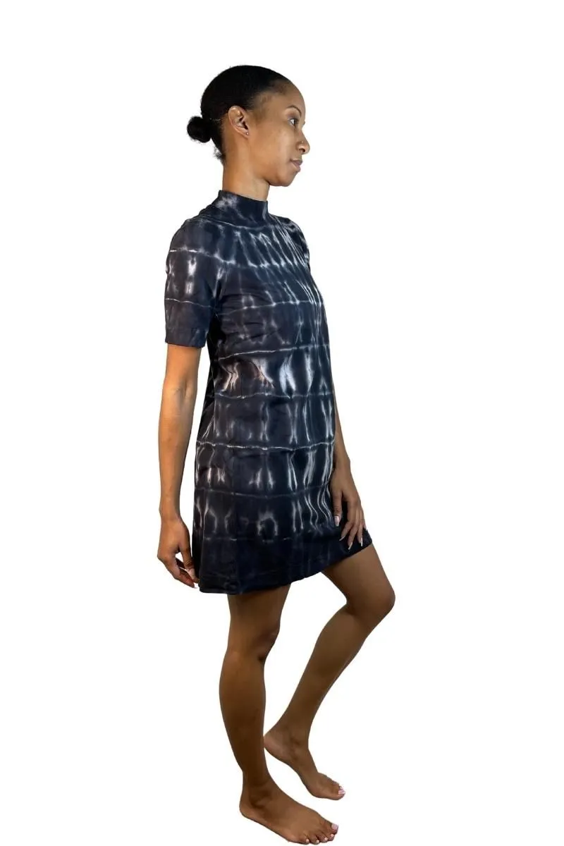 Last Chance! TLA Petite Mock Neck Tie Dyed T-Shirt Dress 2 colors