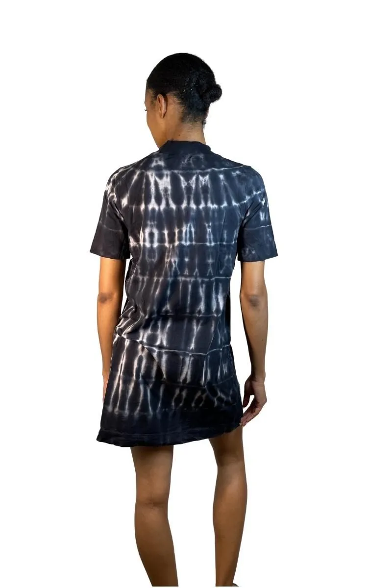 Last Chance! TLA Petite Mock Neck Tie Dyed T-Shirt Dress 2 colors