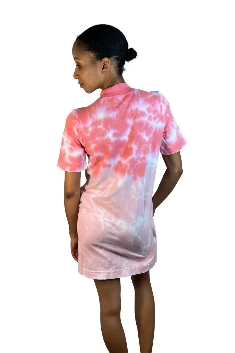 Last Chance! TLA Petite Mock Neck Tie Dyed T-Shirt Dress 2 colors