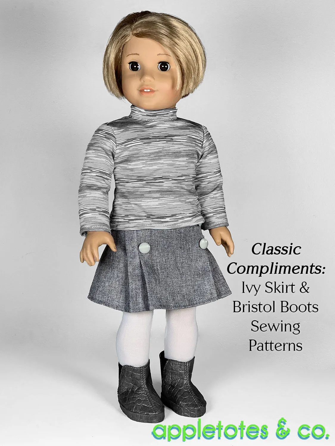 Lennox Turtleneck 18 Inch Doll Sewing Pattern