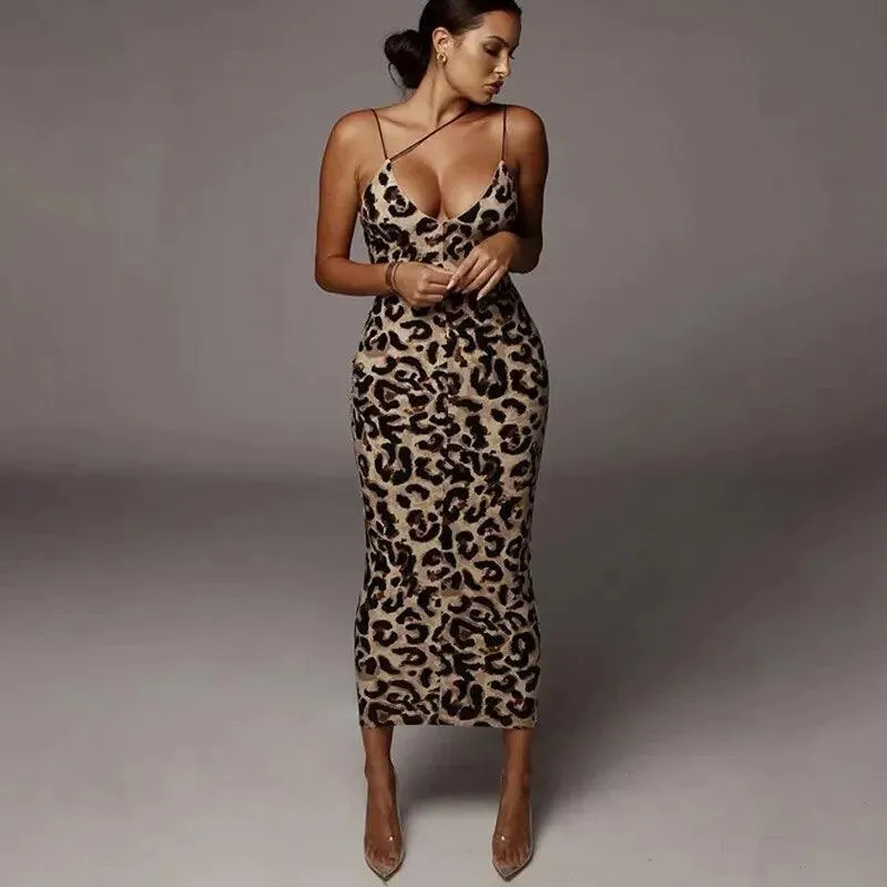 Leopard Print Midi Dress: Chic Summer Fashion Essential