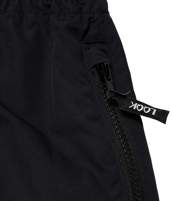 LQQK Studio/NYLON TRACK PANTS (BLACK)